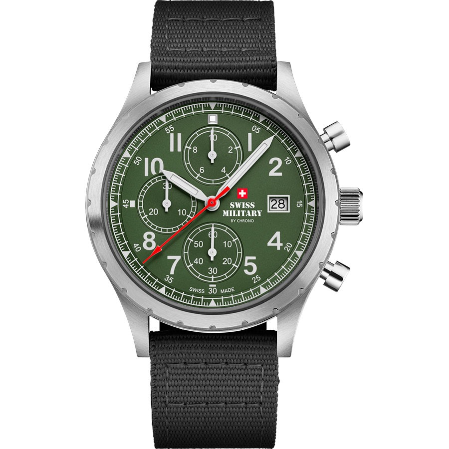 Часы Swiss Military Field Chronograph SM34117.07